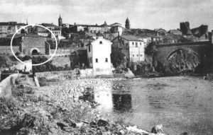 Localización de La Bóveda, donde estaba la antigua sinagoga.